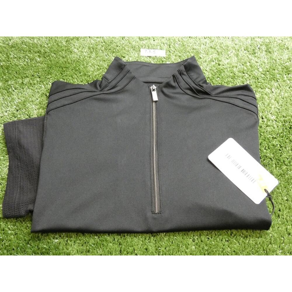 TAIL Womens Nivah 6.5" Short Sleeve Golf Shirt Onyx Black Small